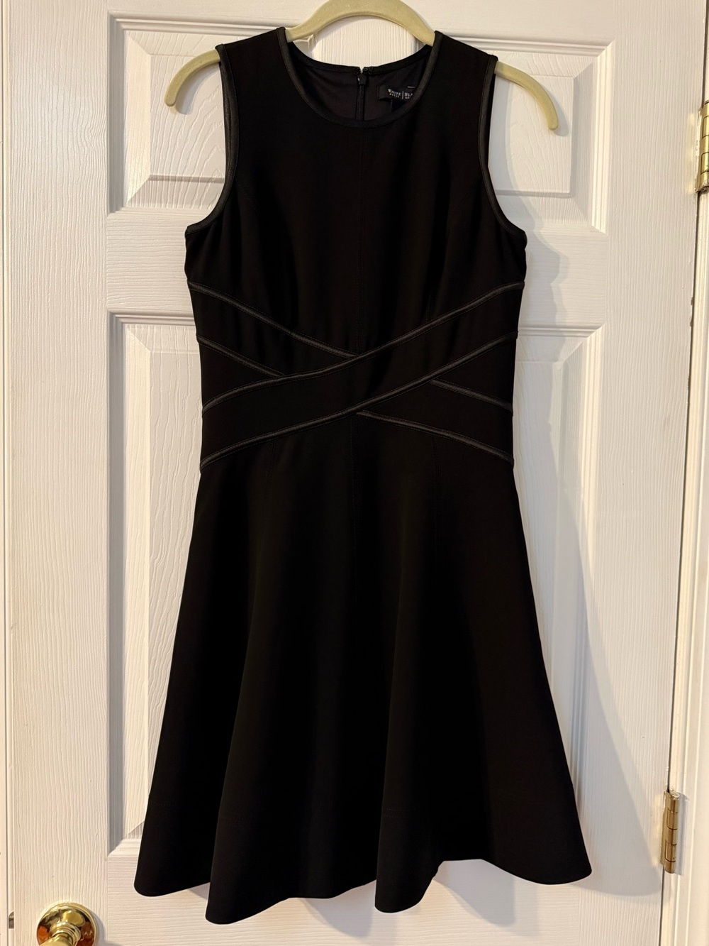White House Black Market Sleeveless Fit-and-Flare Mini Dress